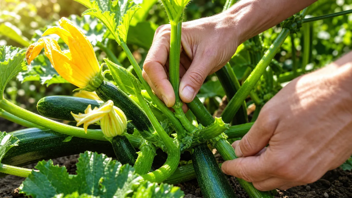 Comment pincer les courgettes pour multiplier les fruits ? Le bon geste au bon moment