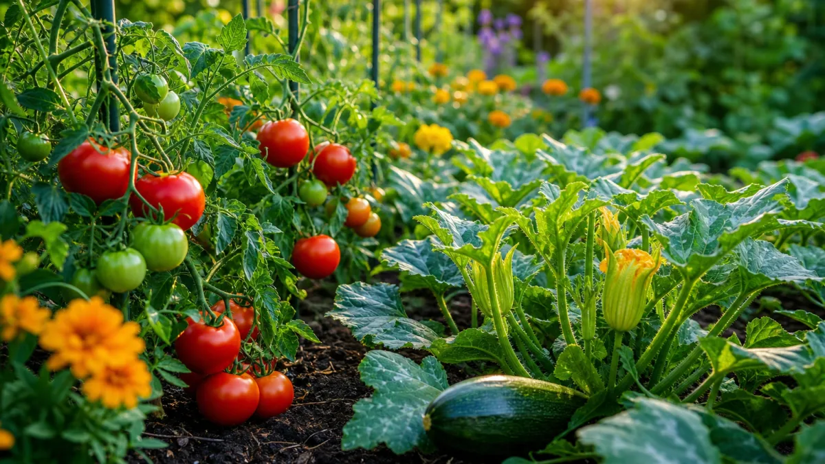 Est-ce une bonne idée de planter les tomates près des courgettes ?