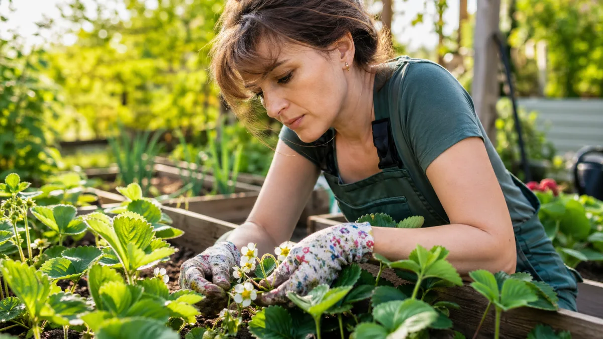 Fraisiers : pourquoi supprimer les premières fleurs du printemps booste vraiment la récolte