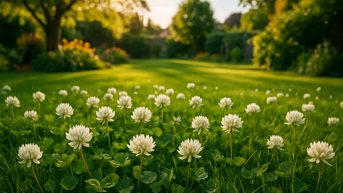 Jardin : que révèle la présence de trèfles blancs dans votre pelouse ?