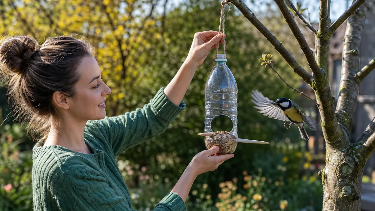 Mangeoire DIY en 5 minutes : la recette simple qui attire les oiseaux dès le lendemain