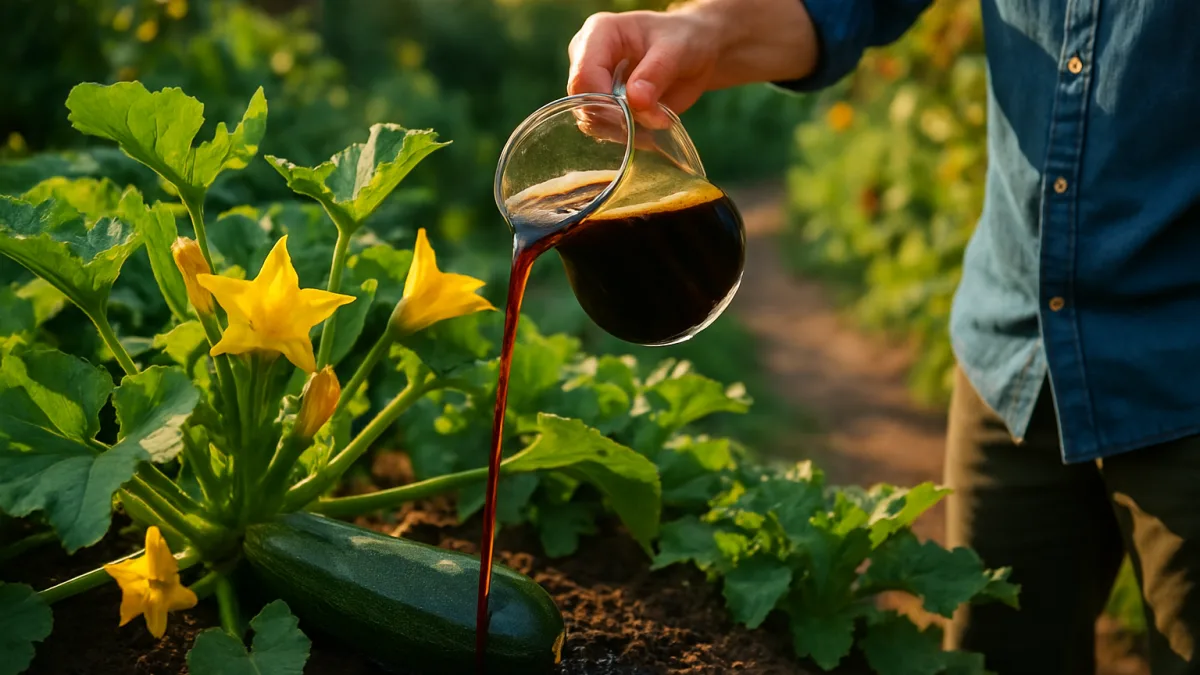 Que se passe-t-il si vous arrosez vos courgettes avec une infusion de marc de café ?